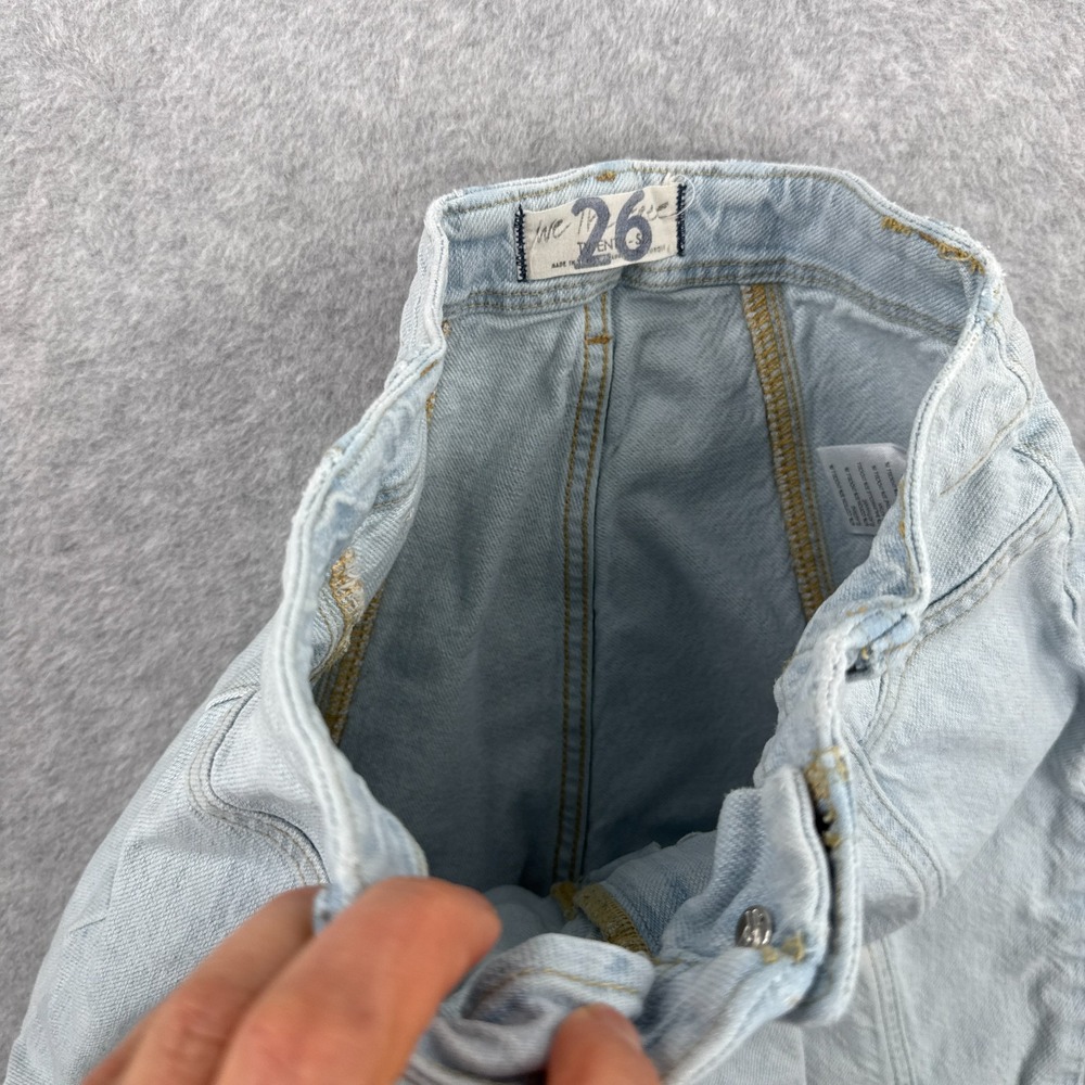 We The Free Free People Jeans Sz 26 Florence Flare Leg High Waist Bareback - Picture 11 of 16